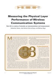 Measuring the physical layer performance of wireless ...