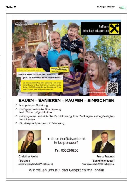 Gemeinde Zuhause 1/2013 (PDF) - Gemeinde Loipersdorf