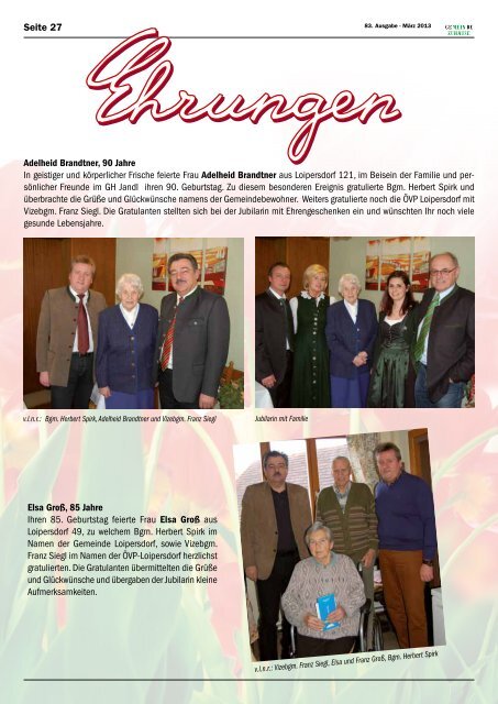 Gemeinde Zuhause 1/2013 (PDF) - Gemeinde Loipersdorf