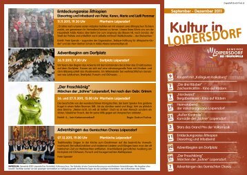 Kultur in - Gemeinde Loipersdorf