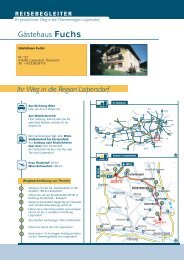 Ihr Weg in die Region Loipersdorf GÃ¤stehaus Fuchs