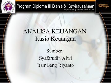 ANALISA KEUANGAN - CIPSED