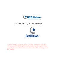 Geovision_Dist_PriceQ3 2010_0810 - Inter-Pacific