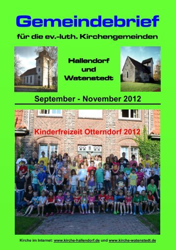 2012-09 Gemeindebrief.pdf, Seiten 1-8 - kirche-hallendorf.de