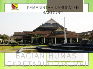 bagian humas sekretariat daerah - Pemerintah Kabupaten Bandung