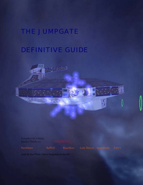 THE JUMPGATE DEFINITIVE GUIDE - Tripod