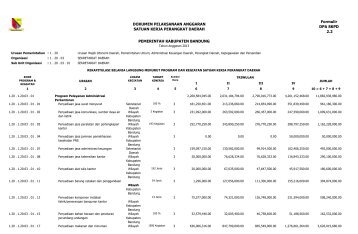 Ringkasan DPA Sekretariat Daerah Tahun 2013 - Pemerintah ...