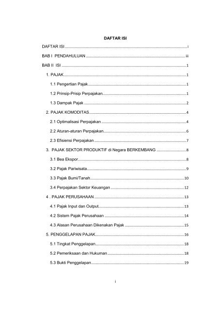 Bagian VII Perpajakan - Economics Development and Public Finance