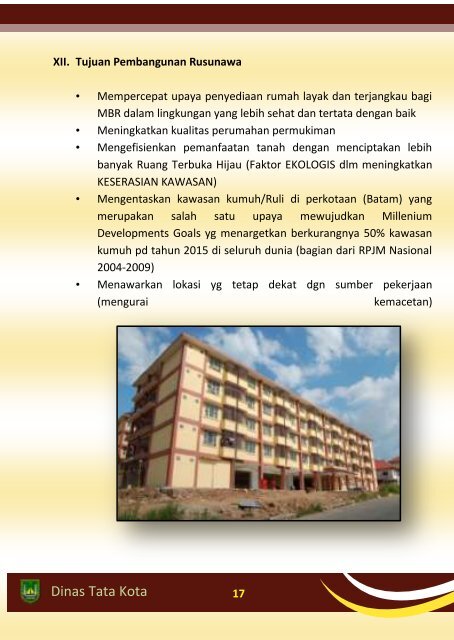 Ebook Rusunawa - SKPD Pemerintah Kota Batam