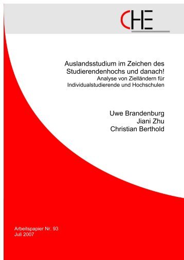 Auslandsstudium im Zeichen des Studierendenhochs AP93