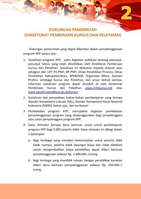 Petunjuk Teknis Penyelenggaraan Program & Dana Bantuan Sosial ...