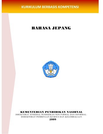 Kurikulum Berbasis Kompetensi Bahasa Jepang