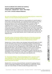 Interview mit dem KÃ¼nstler Sebastian Kuhn - Museum Biedermann