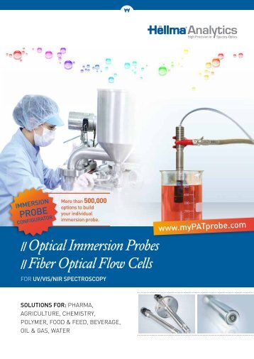 // Optical Immersion Probes // Fiber Optical Flow Cells