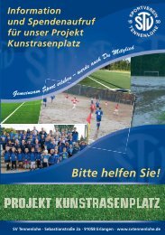 Flyer hier herunterladen - Spielfelds beim SV Tennenlohe