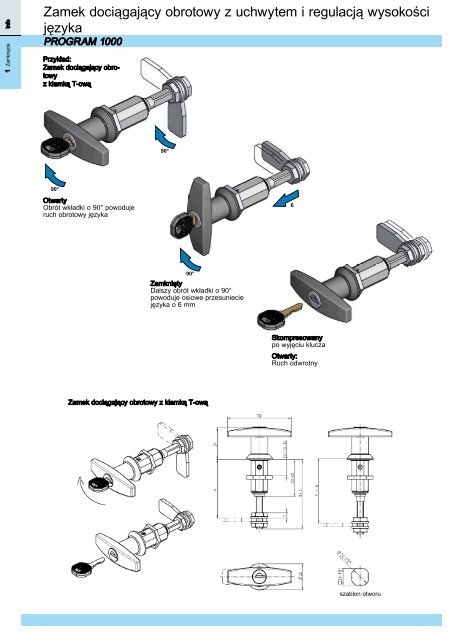 ZamkniÄcia w wersji maÅej i Åredniej, Program ...  - EMKA Beschlagteile