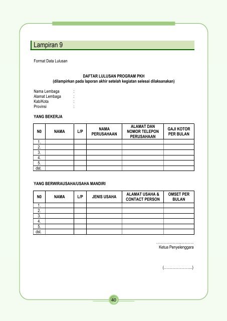 Petunjuk Teknis Pendidikan Kecakapan Hidup Tahun 2012