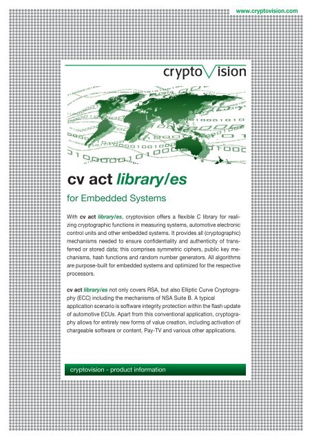 cv act library/es - CV Cryptovision Gmbh