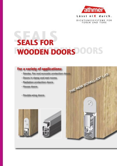 seals for wooden doors - Athmer