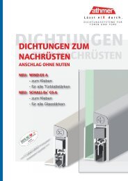 Dichtungen zum Nachrüsten | Stand 11/2012 - Athmer