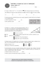 TEST 20 - Gimnazjum Nr 1 w Andrychowie