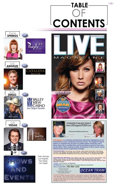 LIVE MAGAZINE VOL 8, Issue #202 February 6th THRU February 20th, 2015