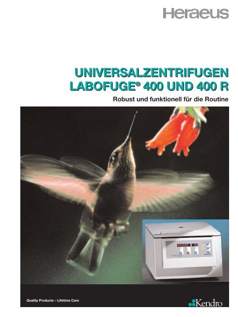 labofuge® 400 r - Zefa-Laborservice