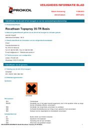 Veiligheidsblad basis - Prokol.nl