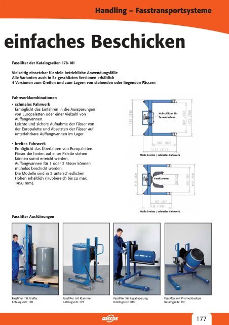 Handling – Fasstransportsysteme