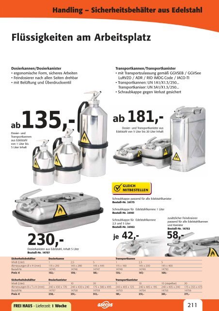 Handling – Fasstransportsysteme