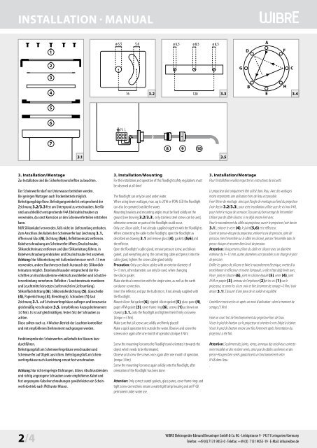 InstallatIon Â· Manual 4.0305 - Wibre