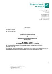 Direkt zum AktionÃ¤rsbrief 2013 (pdf) - Gesundheitswelt Chiemgau