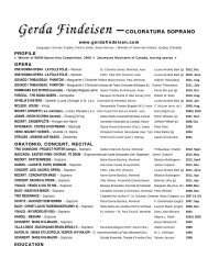Gerda Findeisen - Classical Singer