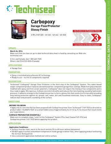 Carbopoxy - Techniseal