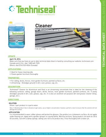 Cleaner - Techniseal