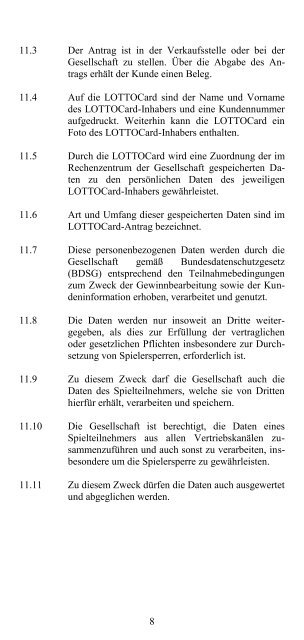 1 Teilnahmebedingungen - Lotto Sachsen-Anhalt