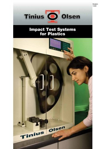 Impact Test Systems for Plastics - Tinius Olsen