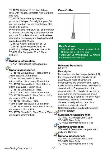 Bulletin 190 Civil Engineering Testing Equipment - Tinius Olsen