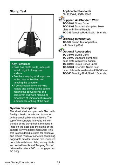 Bulletin 190 Civil Engineering Testing Equipment - Tinius Olsen