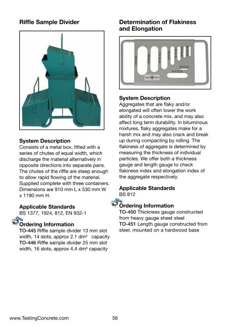 Bulletin 190 Civil Engineering Testing Equipment - Tinius Olsen