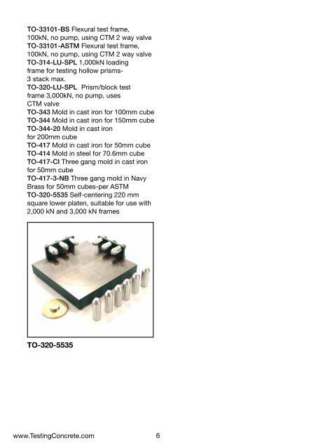 Bulletin 190 Civil Engineering Testing Equipment - Tinius Olsen