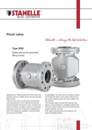 Pinch valve - STANELLE Silos + Automation GmbH