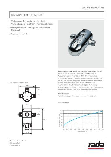 RADA 320 OEM THERMOSTAT - rada-nl.com