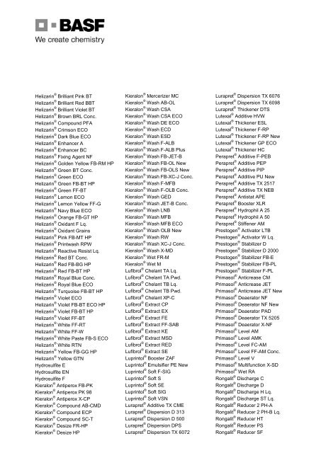 IKEA Chemical Compounds And Substances - the Performance ...