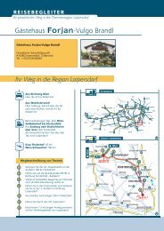 Ihr Weg in die Region Loipersdorf Gästehaus Forjan-Vulgo Brandl