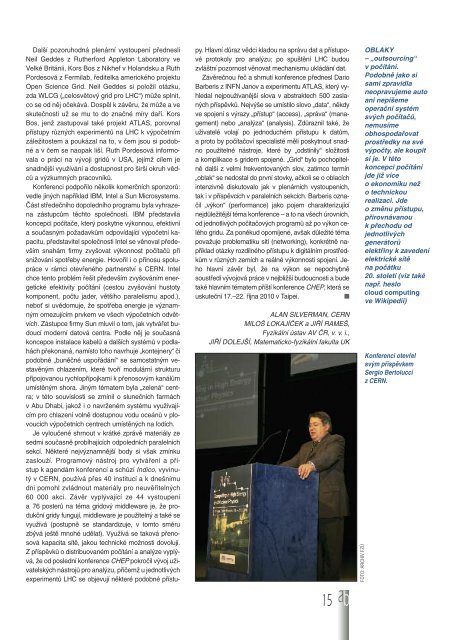 vÄda a vÃ½zkum - AkademickÃ½ bulletin - Akademie vÄd ÄR