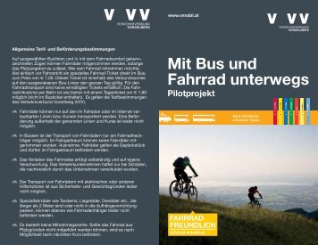 Mit Bus und Fahrrad unterwegs - Dalaas und Wald am Arlberg