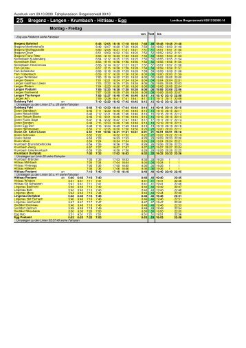 Fahrplan f-374r Linie 25-2 - vMobil