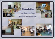 Dienstag-Newsletter - Max Steenbeck Gymnasium