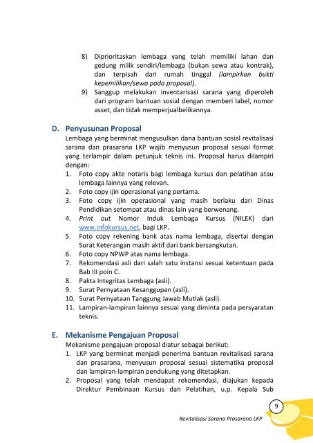 Petunjuk Teknis Blockgrant Revitalisasi Sarana dan Prasarana bagi ...